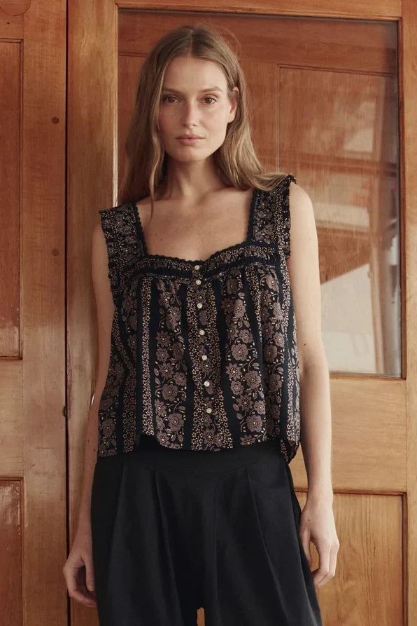 The Victorian Pleat Tank Tops The Great