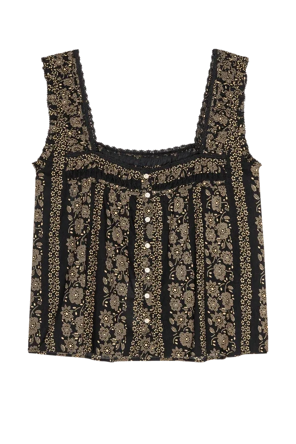 The Victorian Pleat Tank Tops The Great
