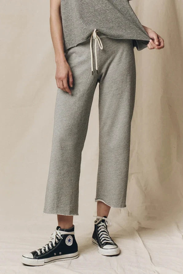 The Wide Crop Sweatpant Pants The Great