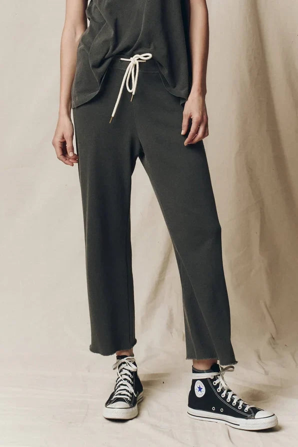 The Wide Crop Sweatpant Pants The Great