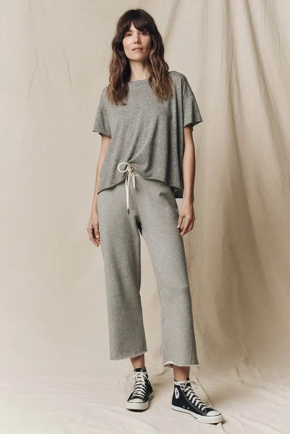 The Wide Crop Sweatpant Pants The Great