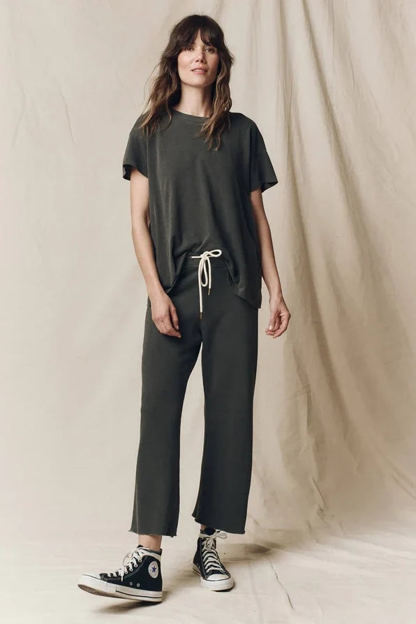 The Wide Crop Sweatpant Pants The Great