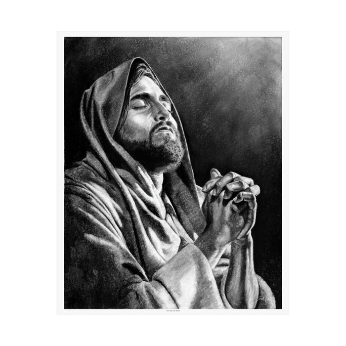 "Thy Will Be Done" Premium Matte Paper Print