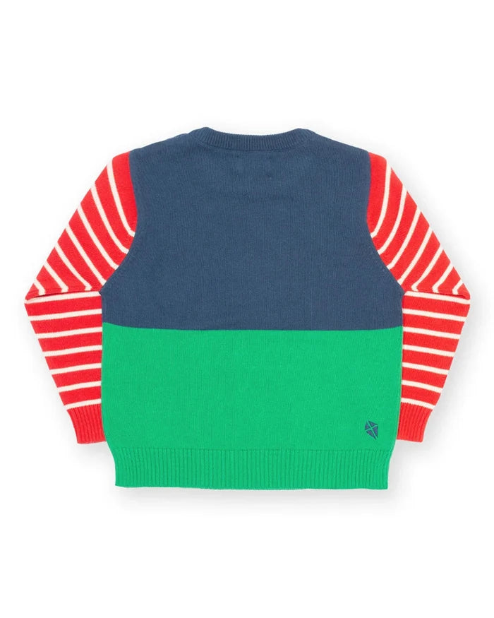 To The Rescue Organic Cotton Fire Engine Jumper - Kite