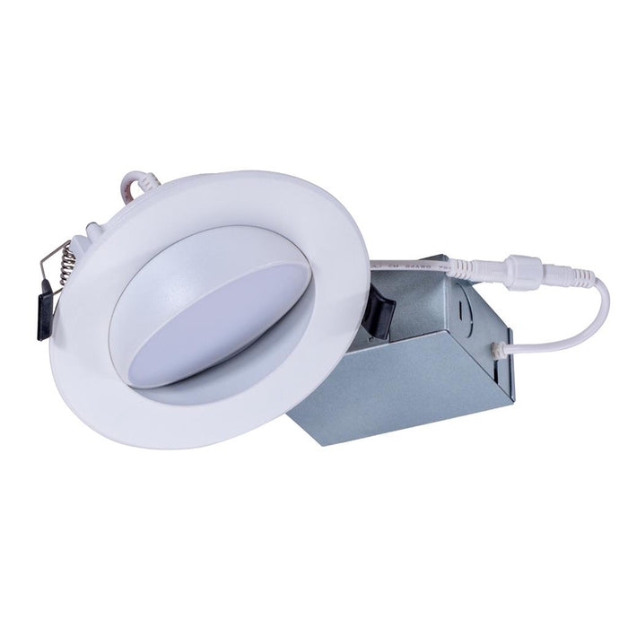 LED Recessed Downlight Topaz RDL/4GIM/11/5CTS-46 4 Inch Gimbal CCT Selectable LED Slim Fit Recessed Downlight 11W Topaz