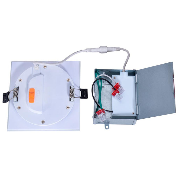 LED Recessed Downlight Topaz RDL/4SQ/9/5CTS-46 4 Inch Square CCT Selectable LED Slim Fit Recessed Downlight 9W Topaz