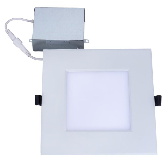 LED Recessed Downlight Topaz RDL/6SQ/15/5CTS-46 6 Inch Square CCT Selectable LED Slim Fit Recessed Downlight 15W Topaz