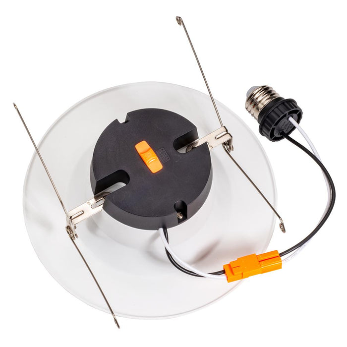 LED Recessed Downlight Topaz RTL/603WH/11W/CTS-46 6" LED Retrofit Downlight 11W Round Baffle Trim CCT Selectable Topaz
