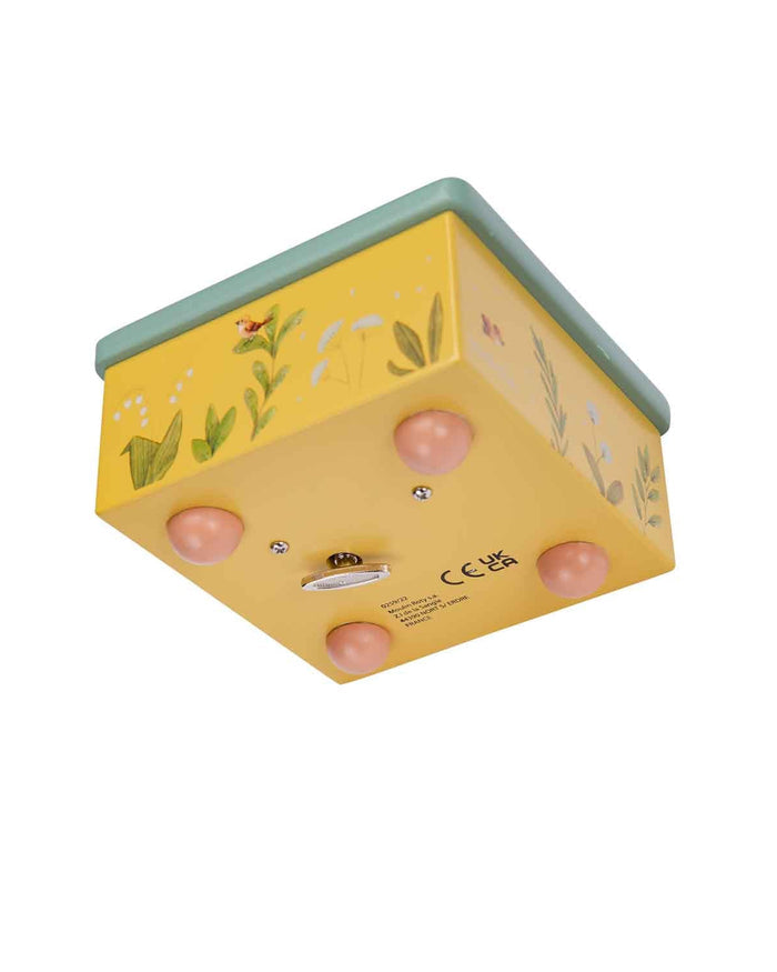 Trois Petits Lapins Music Box – Rabbit & Tortoise Musical Box - Moulin Roty
