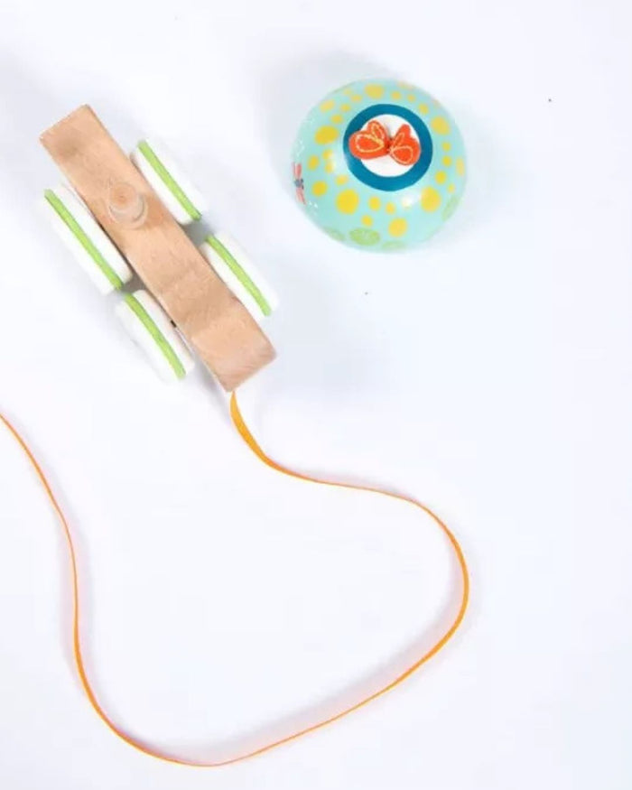 Turtle Wooden Pull Toy – Moulin Roty