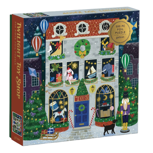 Twilight Toy Shop 500-piece foil puzzle by Bex Parkin