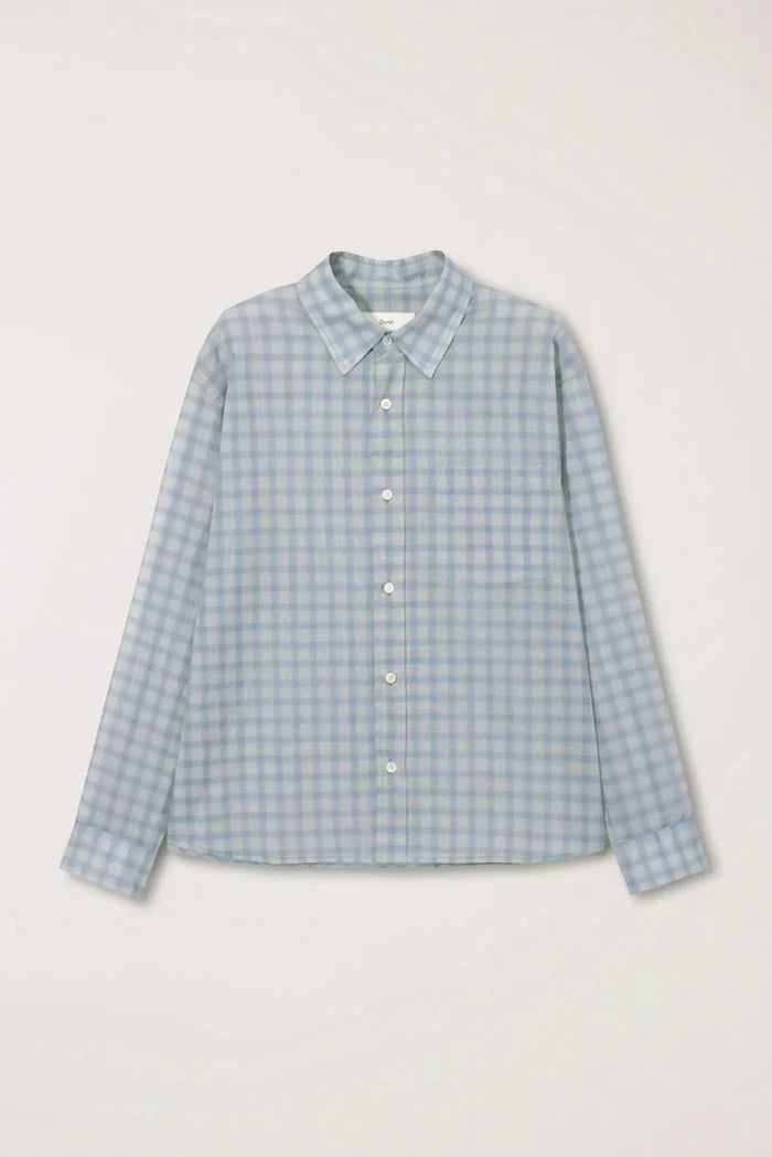 Unisex Cropped Checked Shirt Shirts & Tops Dunst