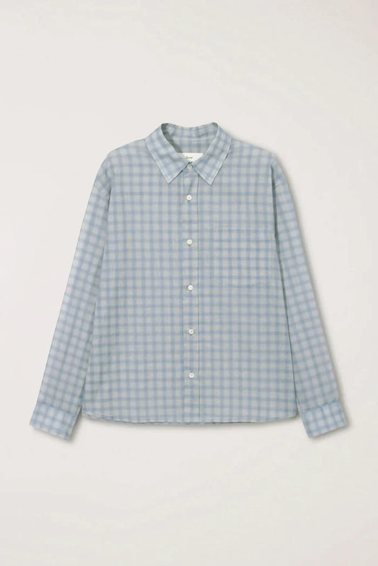 Unisex Cropped Checked Shirt Shirts & Tops Dunst