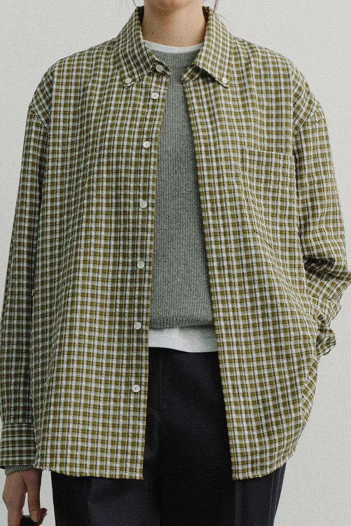 Unisex Oversized Checked Shirt Shirts & Tops Dunst