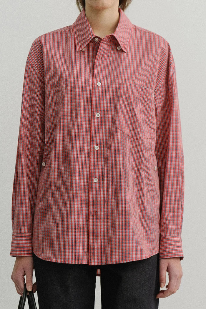 Unisex Oversized Checked Shirt Shirts & Tops Dunst