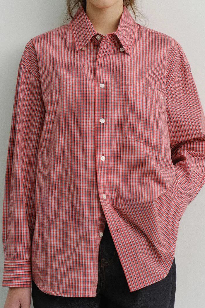 Unisex Oversized Checked Shirt Shirts & Tops Dunst