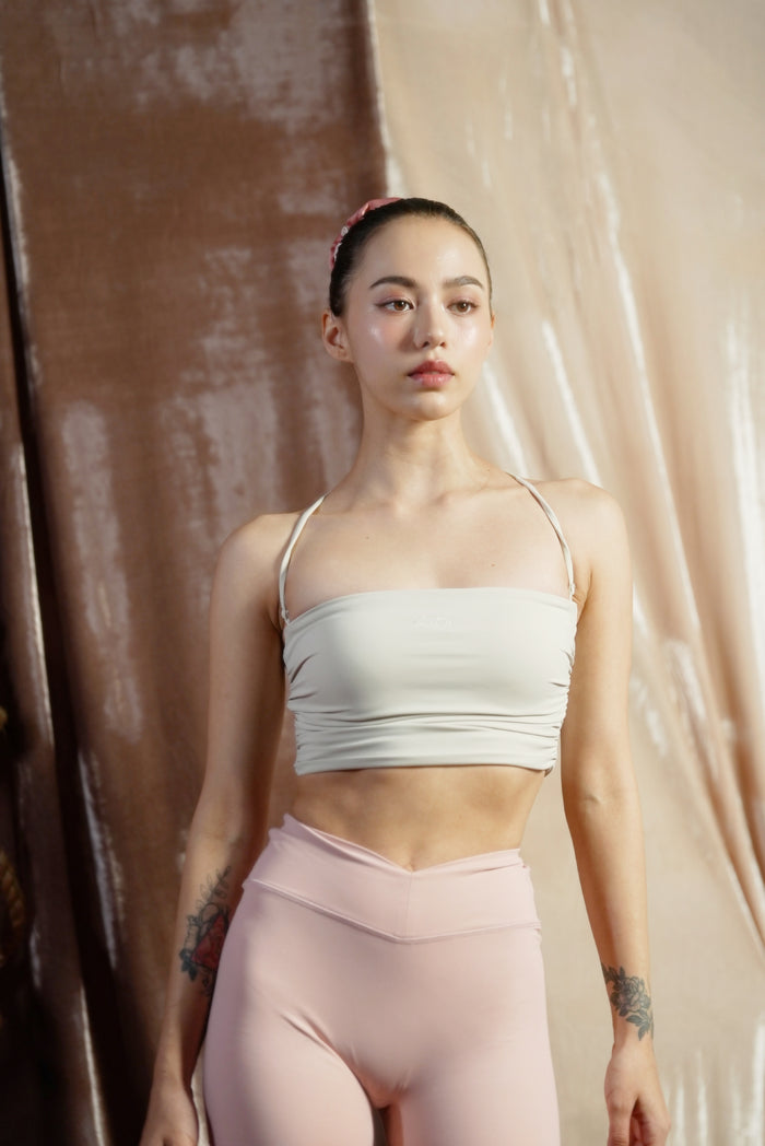 V-cut Short Tights | Pink