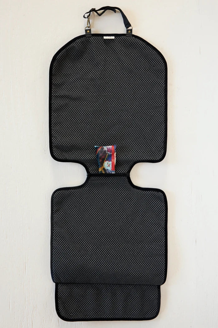Velvet Car Seat Protector -  Artisan Stitches Multi-view 3