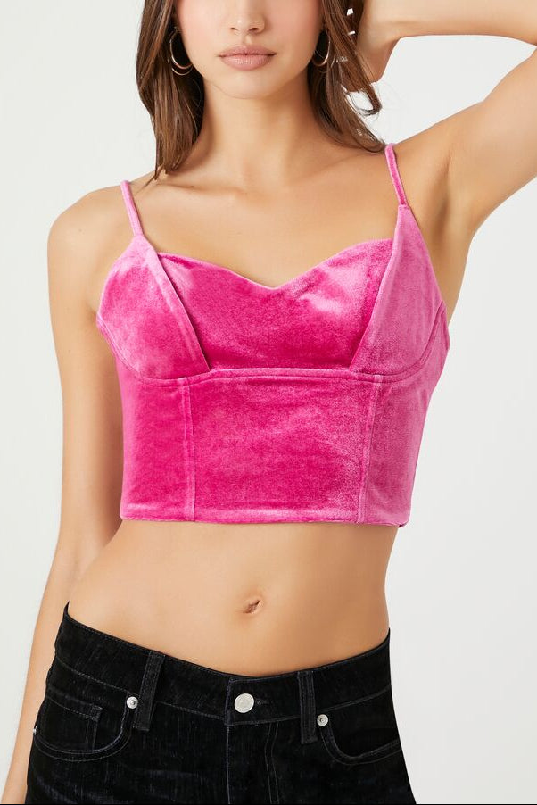 Velvet Corset Cami