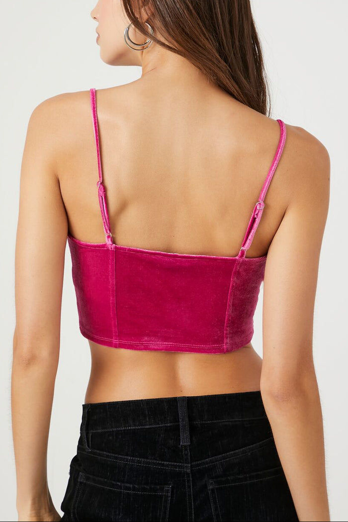 Velvet Corset Cami