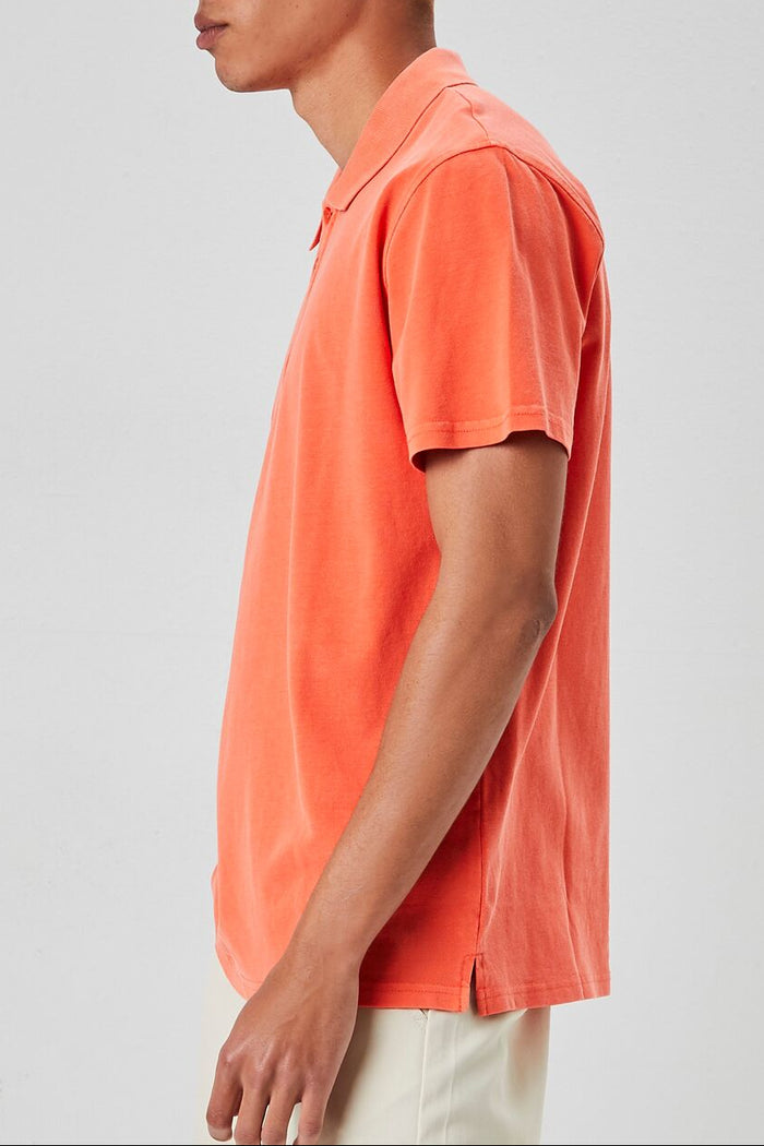 Vented-Hem Polo Shirt