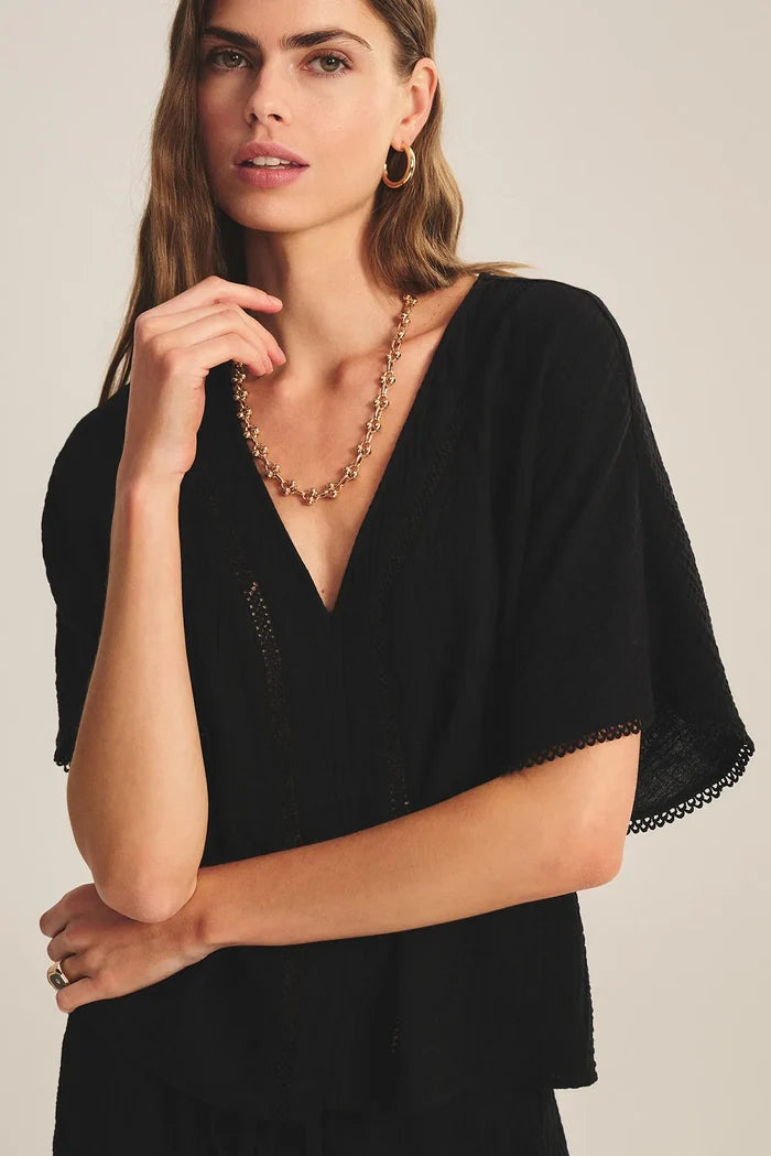 Verna Top Shirts & Tops Velvet by Graham & Spencer