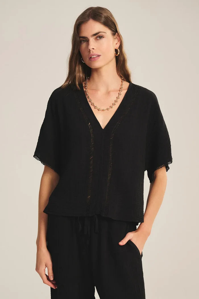 Verna Top Shirts & Tops Velvet by Graham & Spencer