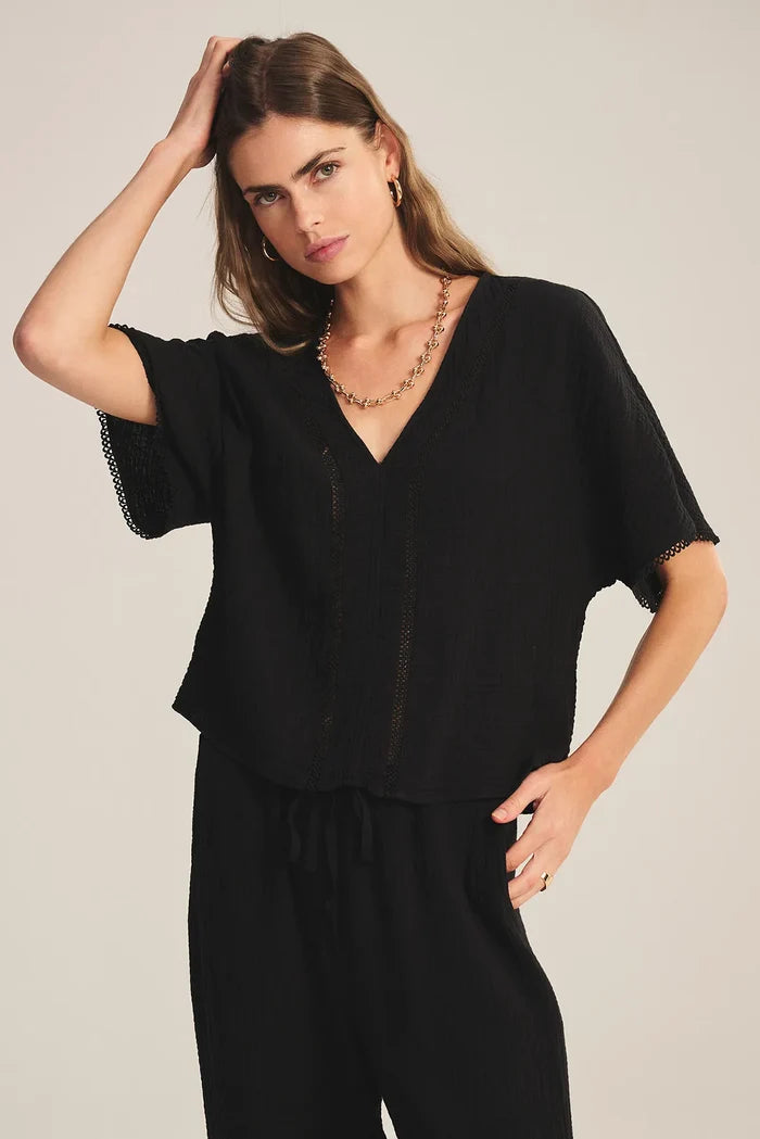 Verna Top Shirts & Tops Velvet by Graham & Spencer
