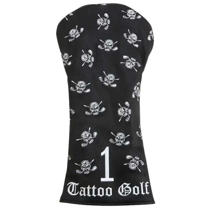 driver golf club cover in black