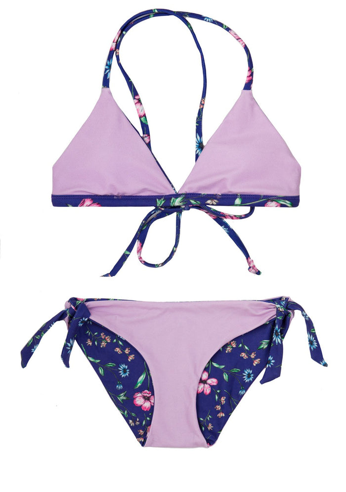 VIOLETTA Bikini - 2 Piece SET for Girls with TRIANGLE Top 2 PIECE YOUTH Bikini Set Chance Loves
