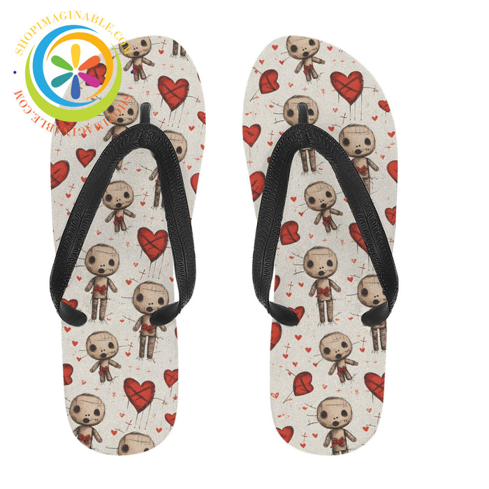 VooDoo Love Men's & Ladies Flip-Flops-ShopImaginable.com
