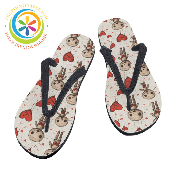VooDoo Love Men's & Ladies Flip-Flops-ShopImaginable.com