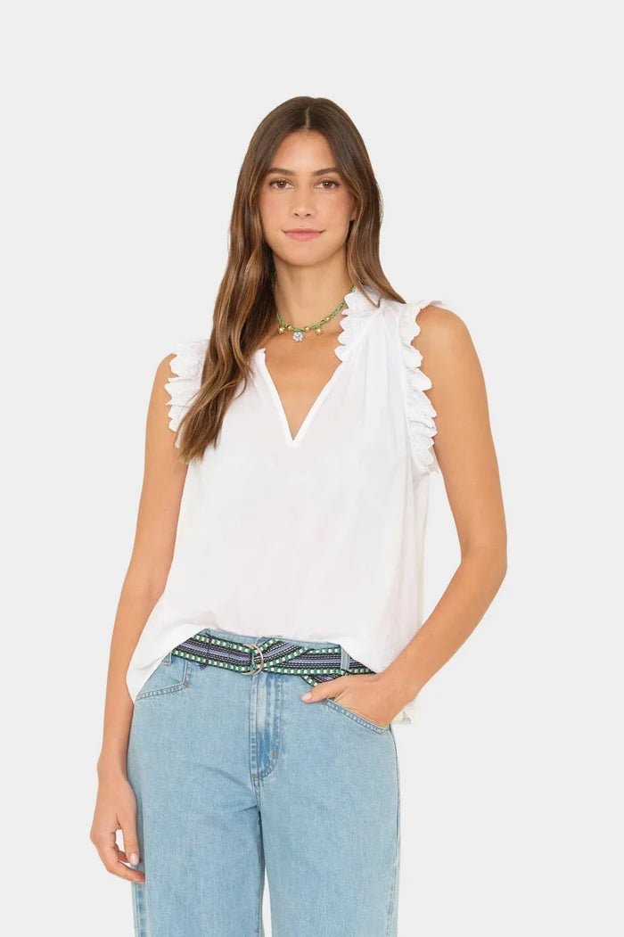 White Bexie Top Shirts & Tops Xirena