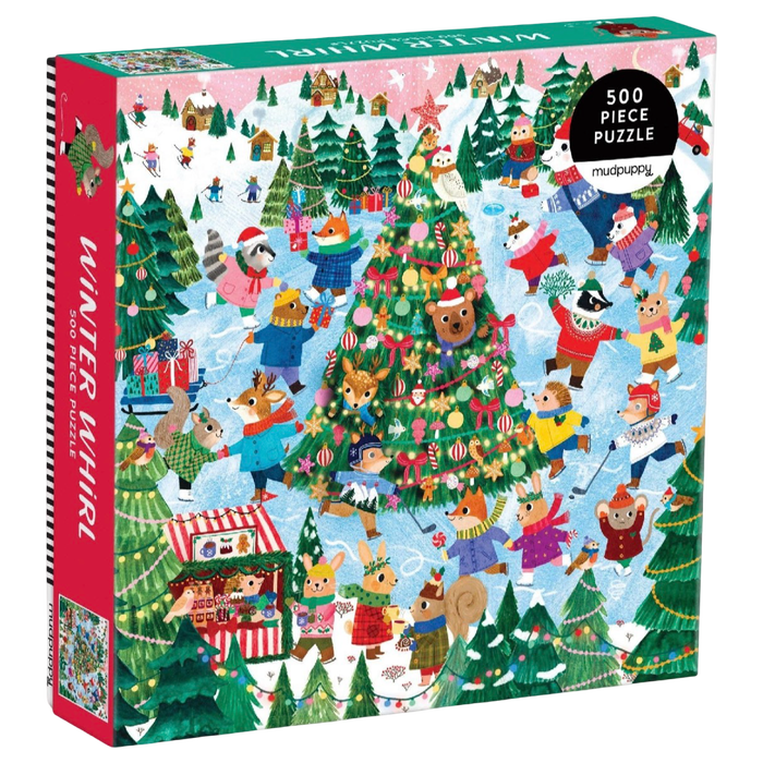 Winter Whirl 500-piece family winter puzzle