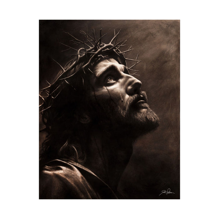 "With His Stripes We Are Healed" Premium Matte Paper Print.