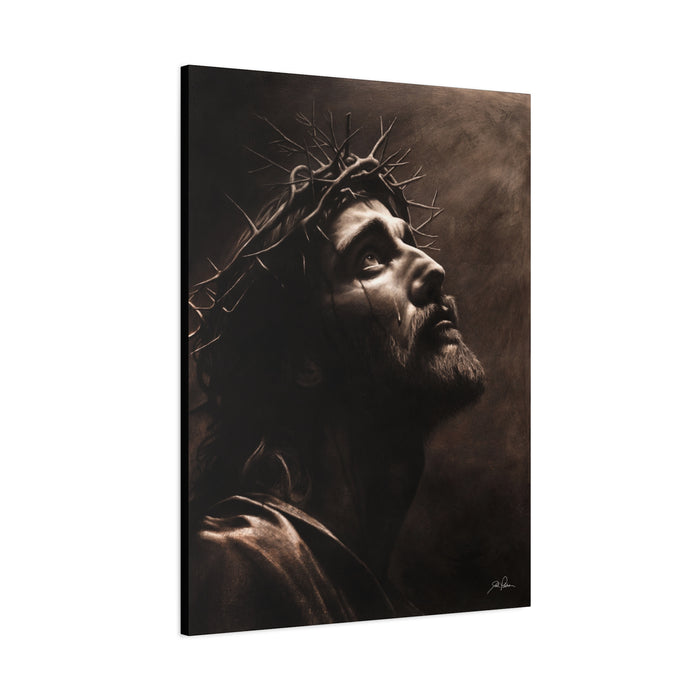 "With His Stripes We Are Healed" Stretched Canvas