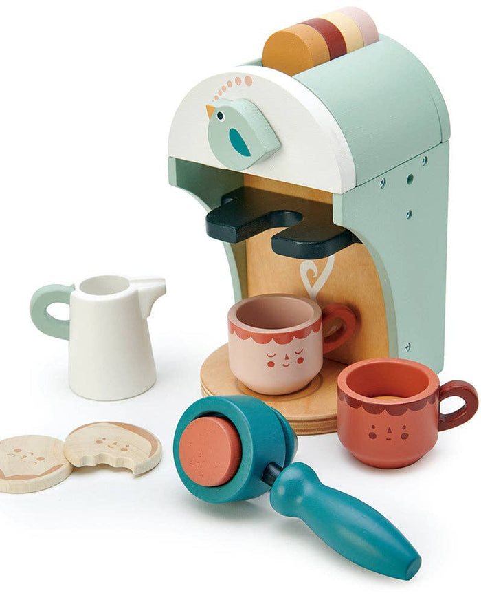 Wooden Babyccino Maker Toy Coffee Set - Tender Leaf