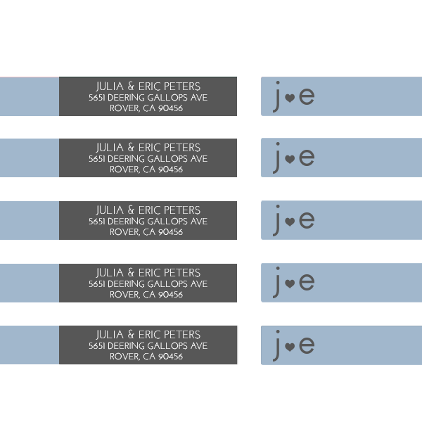Wrap Around Return Address Labels