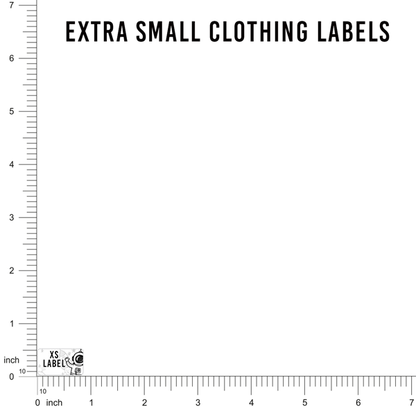 X-Small Clothing Labels